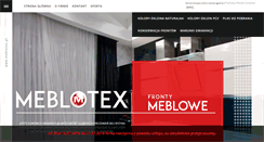 Desktop Screenshot of meblotex.pl